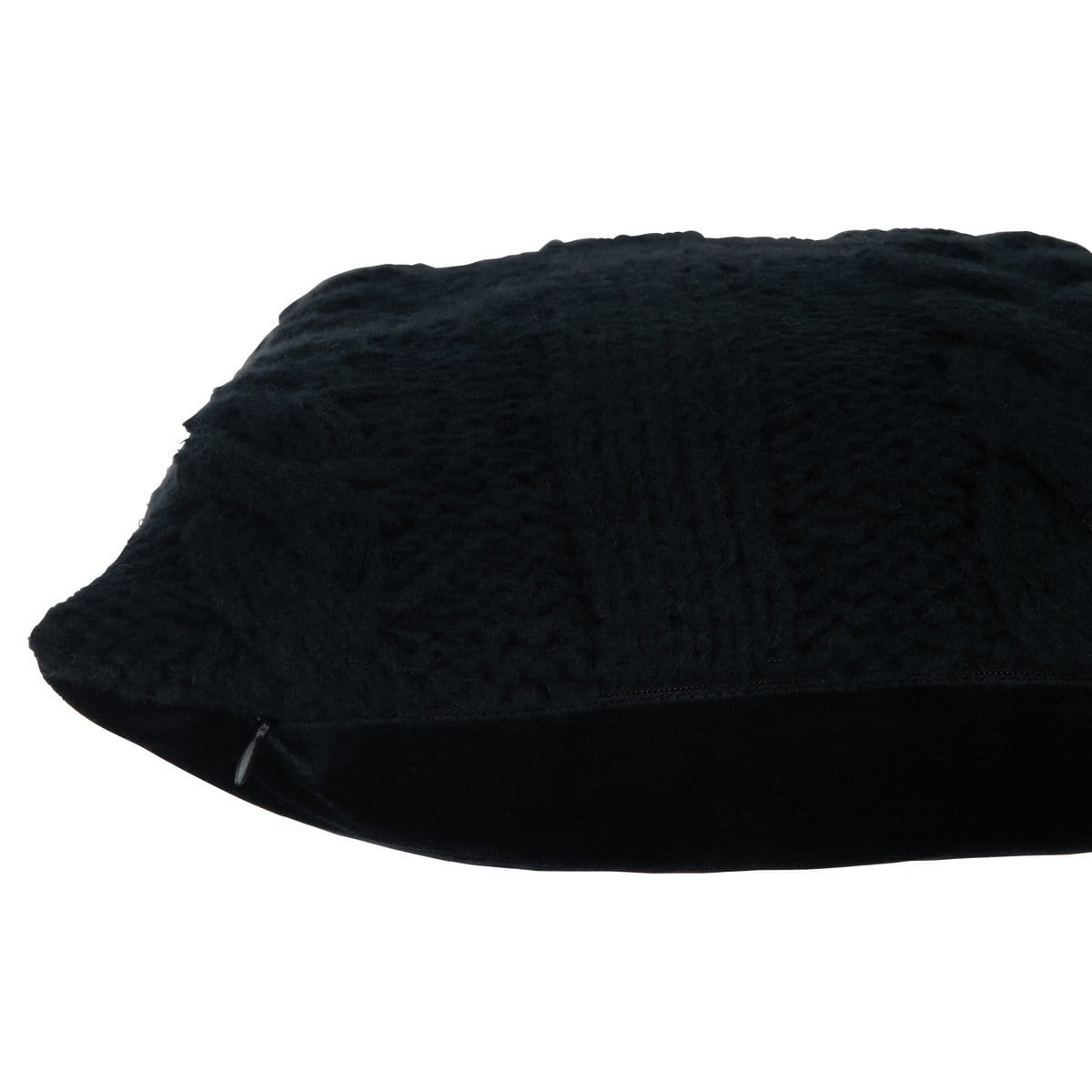 J-Line J-Line kussen Twist - polyester - zwart