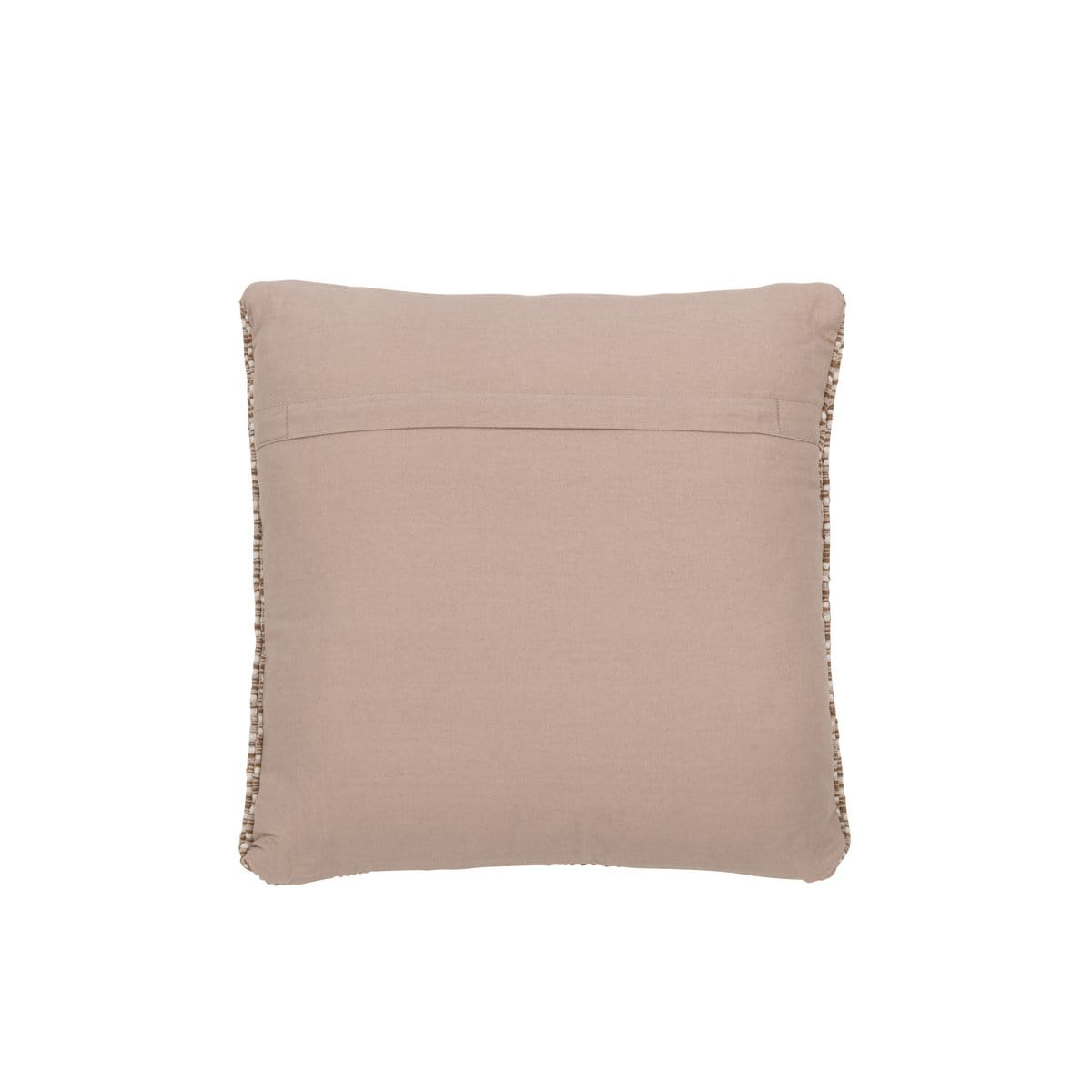 J-Line J-Line kussen Vierkanten Outdoor - polyester - bruin/wit