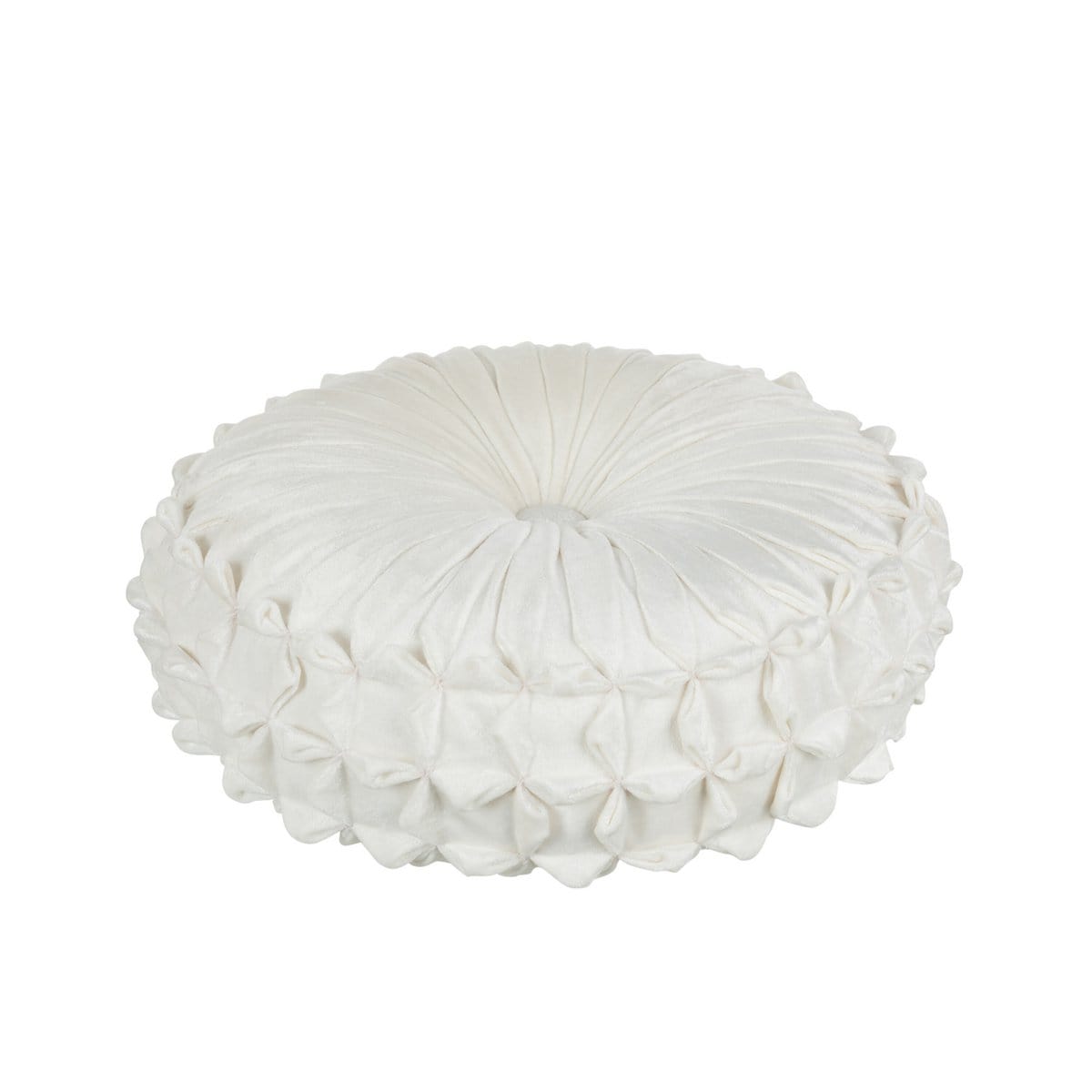 J-Line J-Line kussen Viva Rond - polyester wit