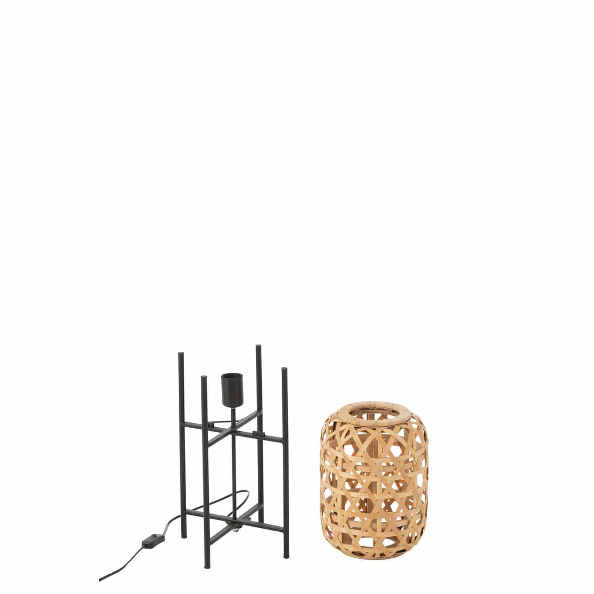 J-Line J-Line lamp - bamboe - naturel - small