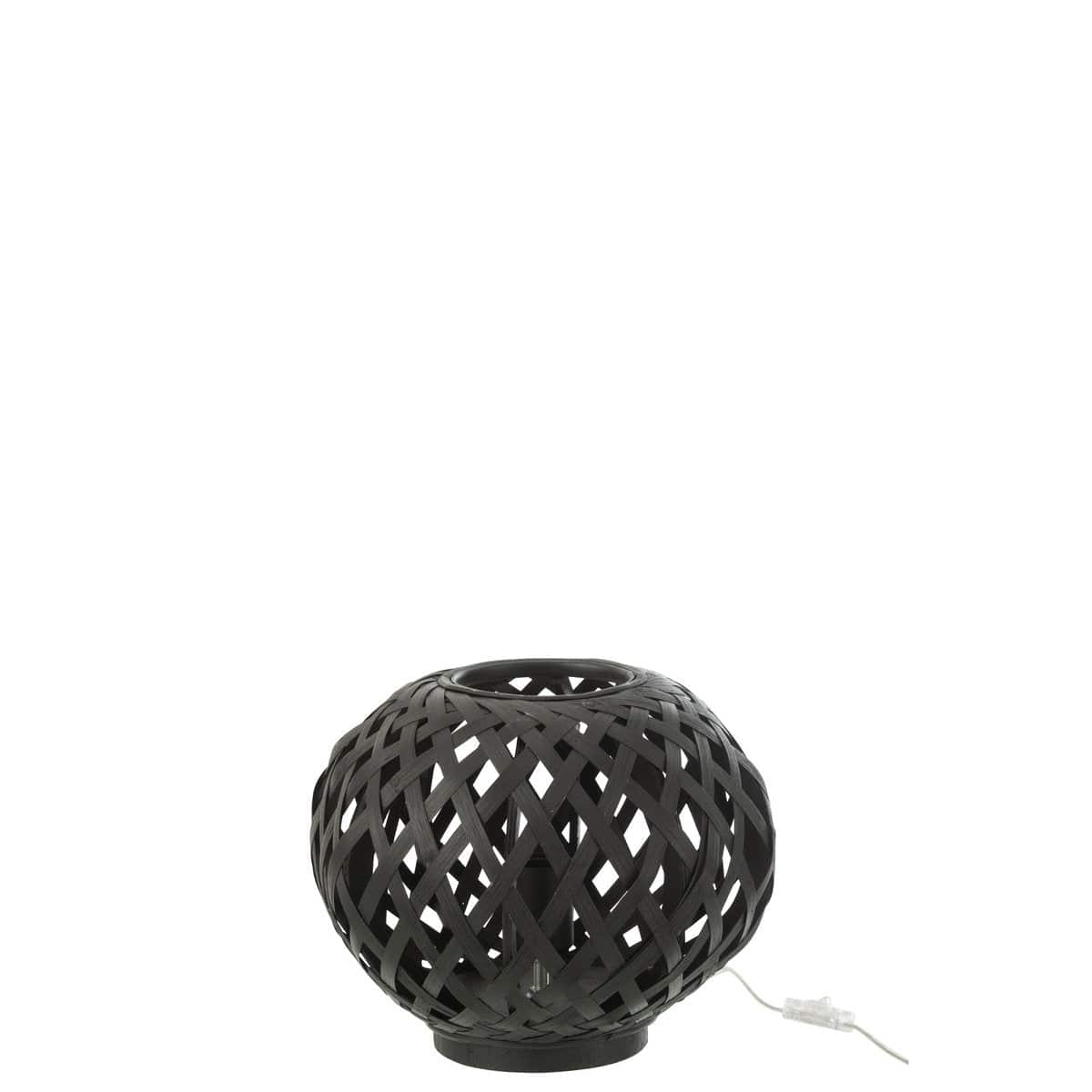 J-Line J-Line lamp - bamboe - zwart