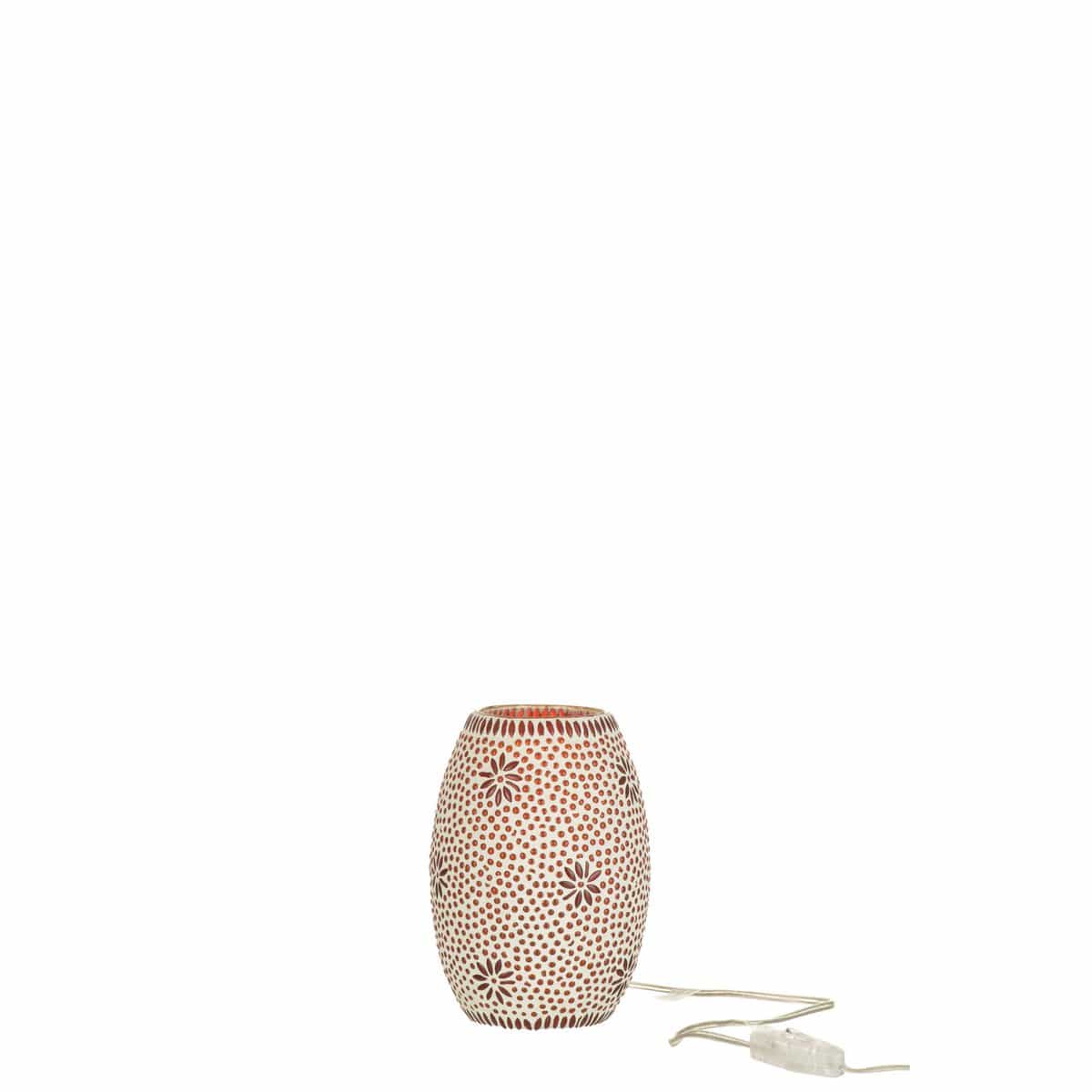 J-Line J-Line lamp Bram - glas - rood - small