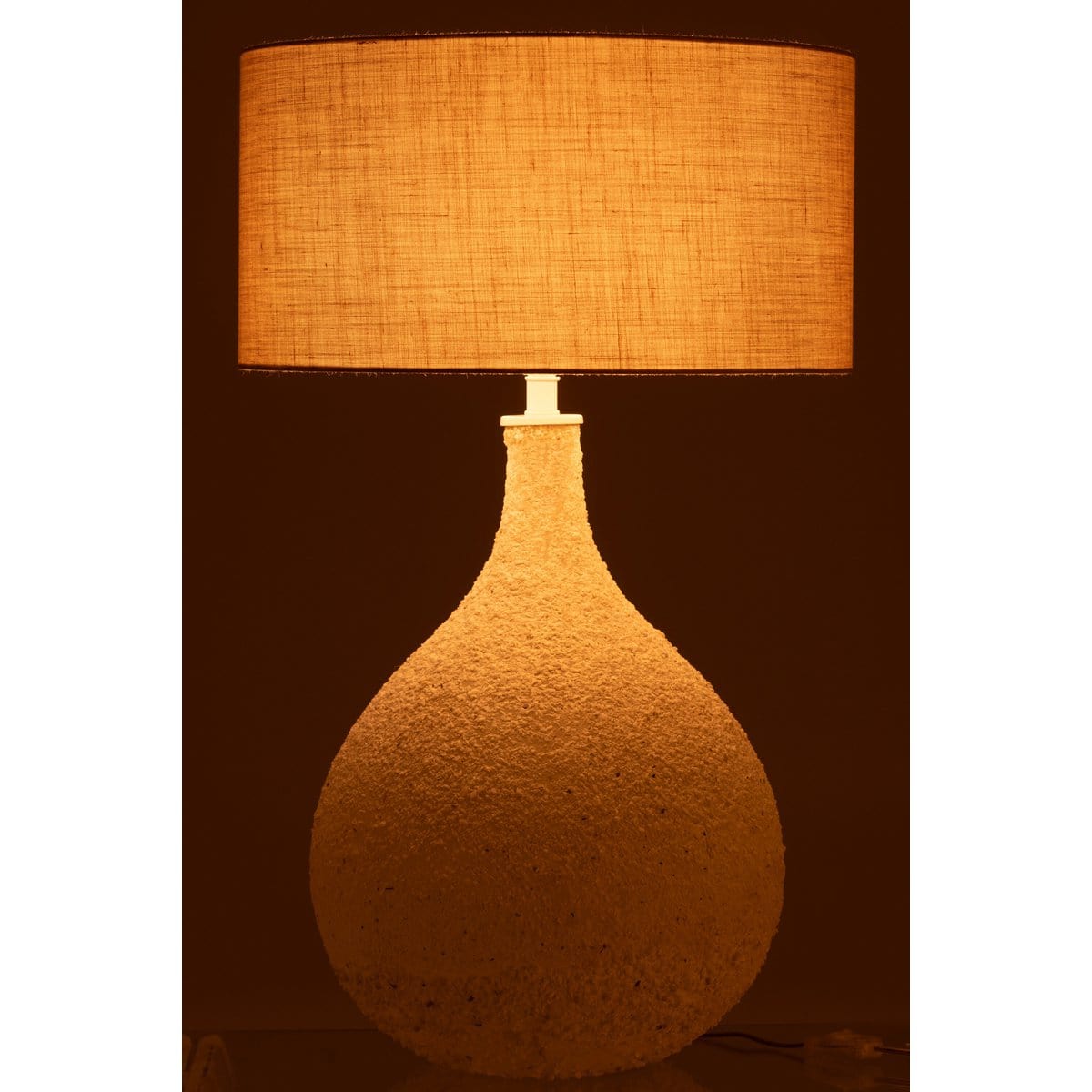 J-Line J-Line lamp Emi - glas/steen - wit - large
