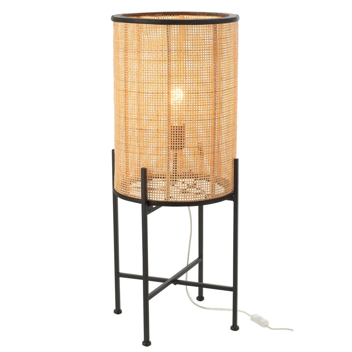 J-Line J-Line lamp Staand - hout - metaal - naturel