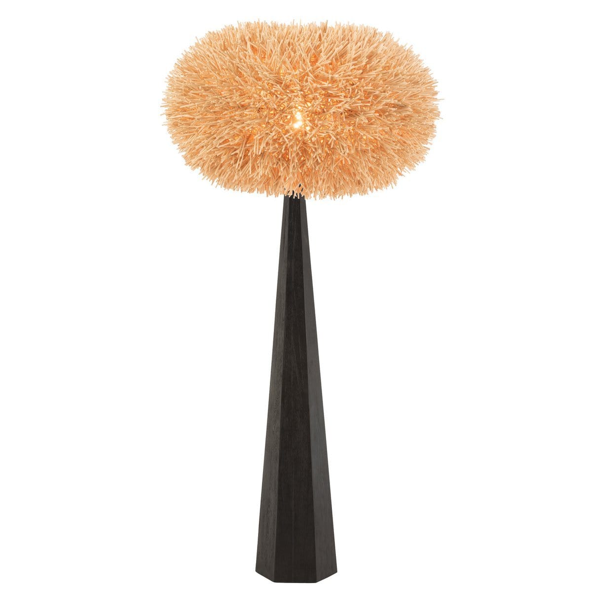 J-Line J-Line lampvoet Octogonaal - hout - zwart