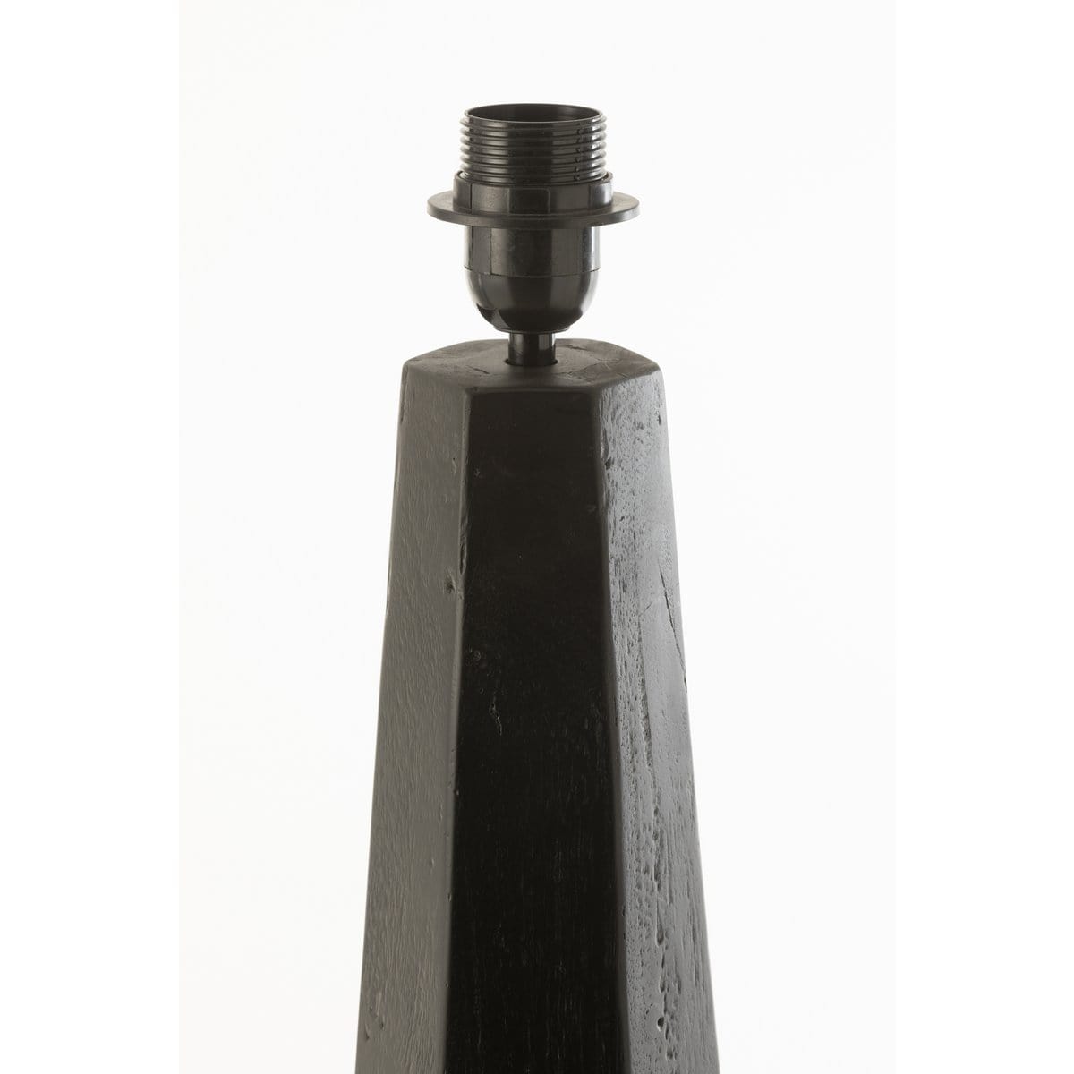 J-Line J-Line lampvoet Octogonaal - hout - zwart