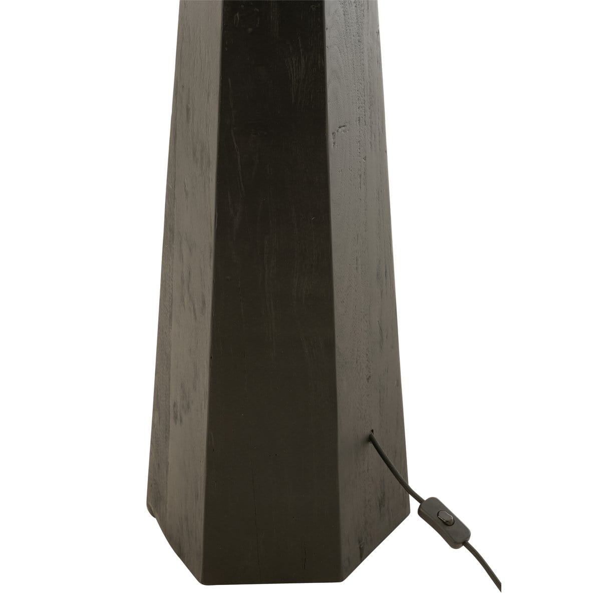 J-Line J-Line lampvoet Octogonaal - hout - zwart