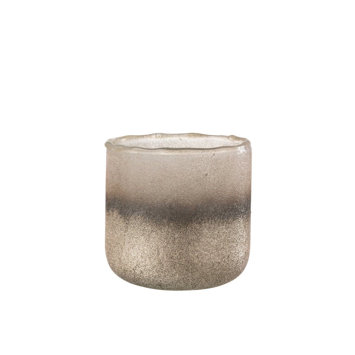 J-Line J-Line lantaarn Camille - glas - roze - groot