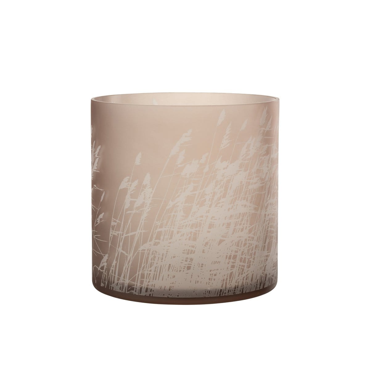 J-Line J-Line lantaarn gras - glas - beige - extra groot