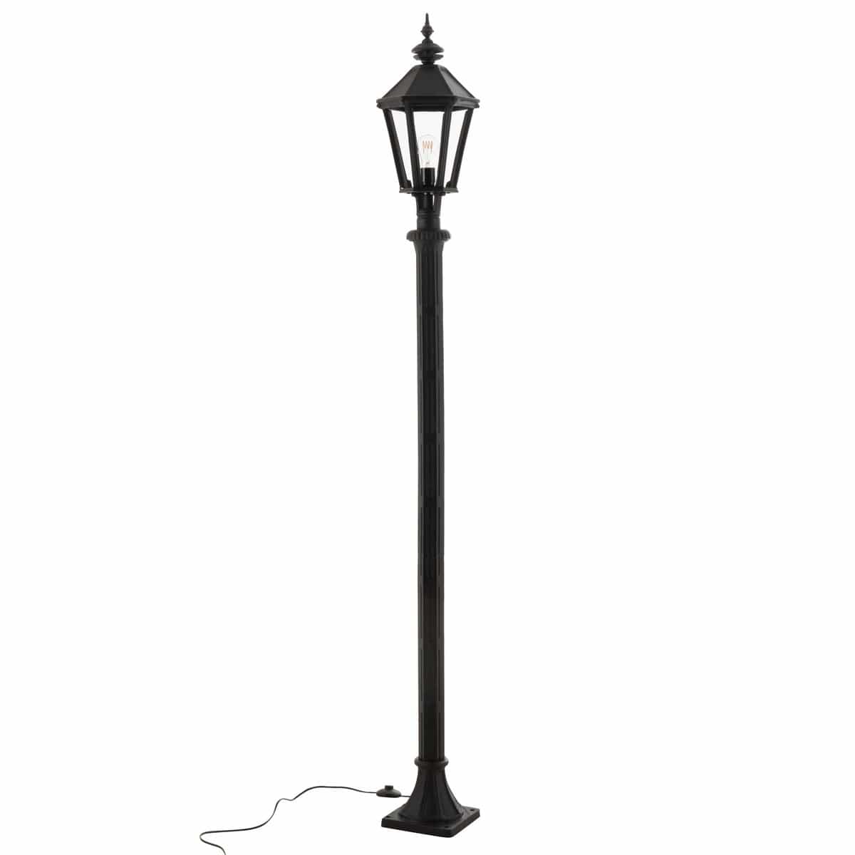 J-Line J-Line Lantaarn Paal Outdoor Gietijzer Zwart