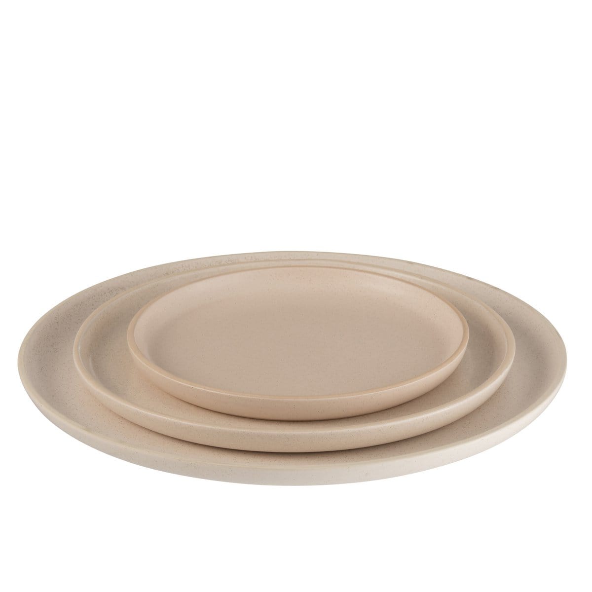 J-Line J-Line Marie bord - keramiek - creme - L - 6x