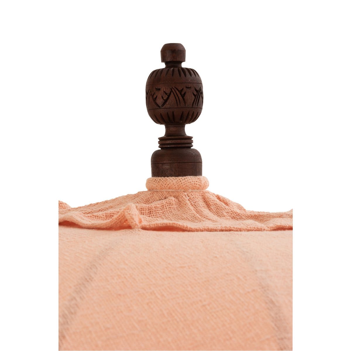 J-Line J-Line parasol + voet Kwastjes/Schelpen - hout - beige/donkerbruin - S