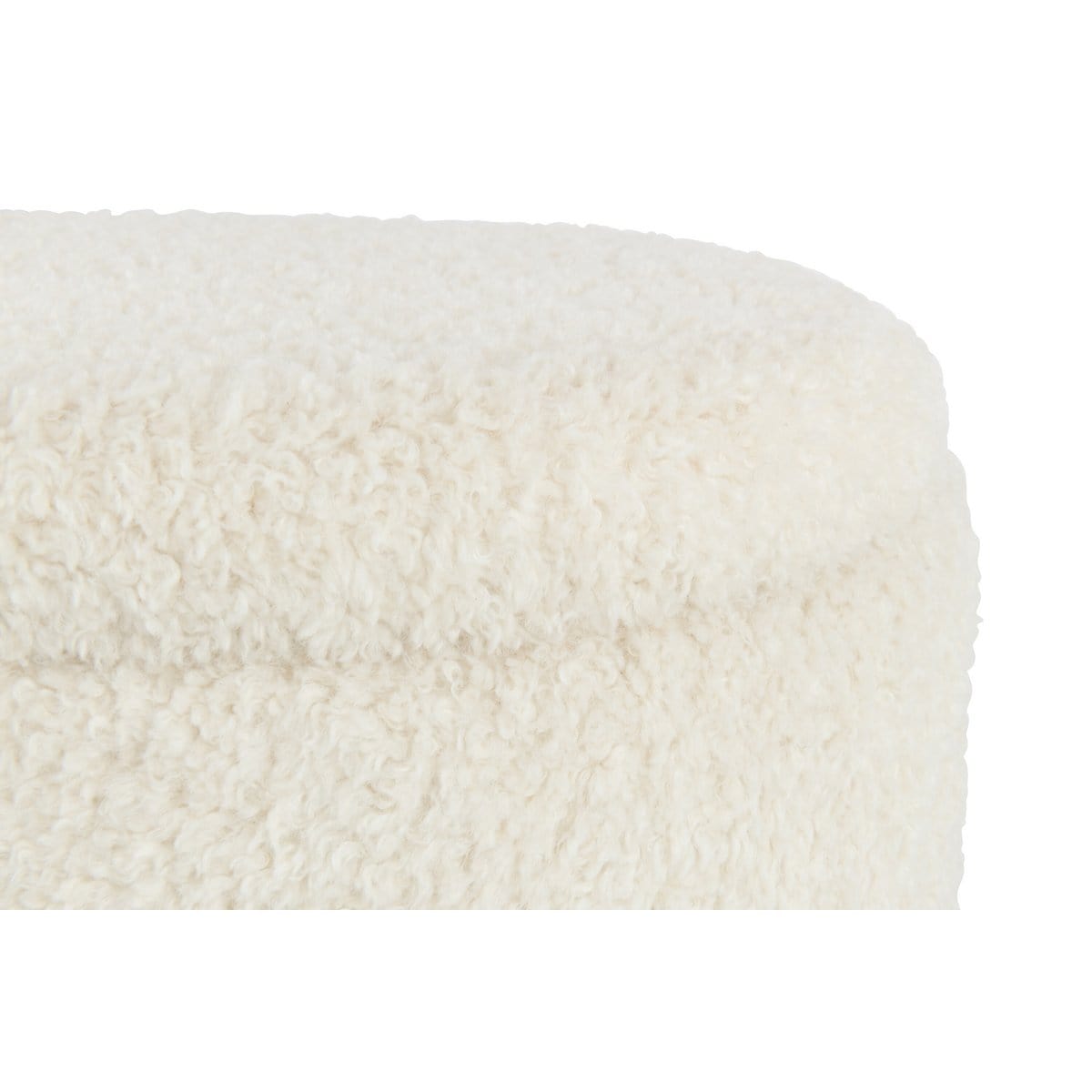 J-Line J-Line Poef Opslag Teddy Polyester Wit