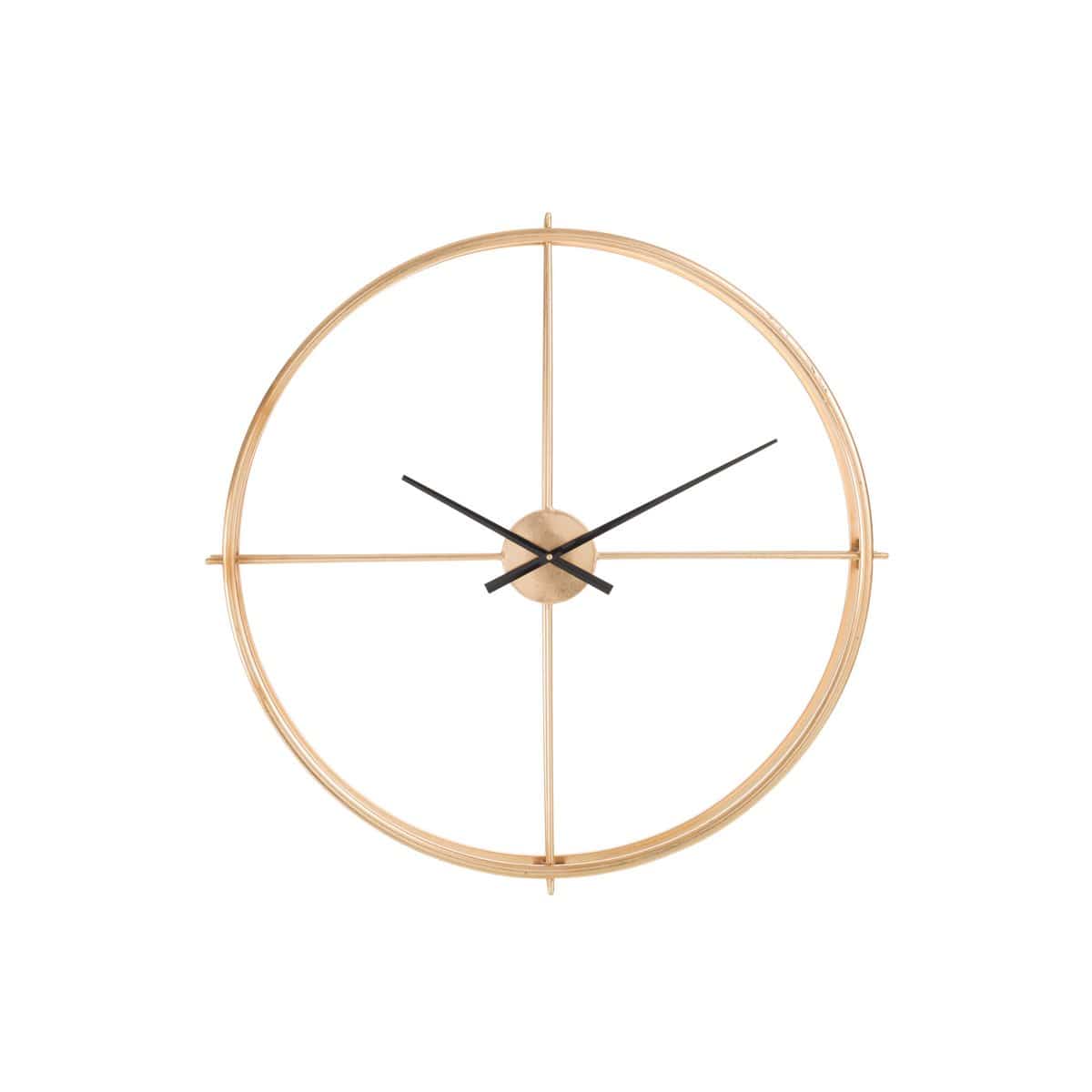 J-Line J-Line Rond klok - metaal - goud - S - Ø 80 cm