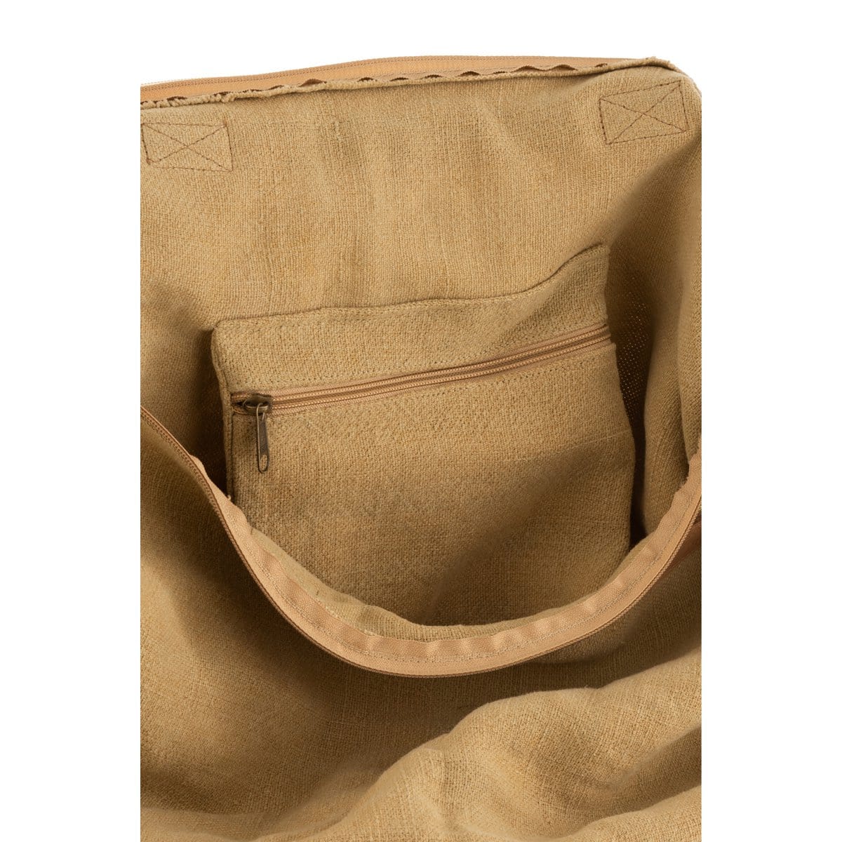 J-Line J-Line Strandtas Gewassen Jute Beige