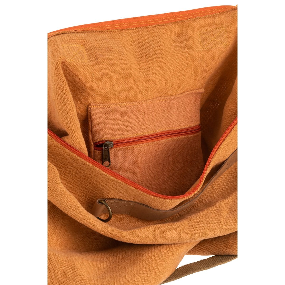 J-Line J-Line Strandtas Gewassen Jute Oranje