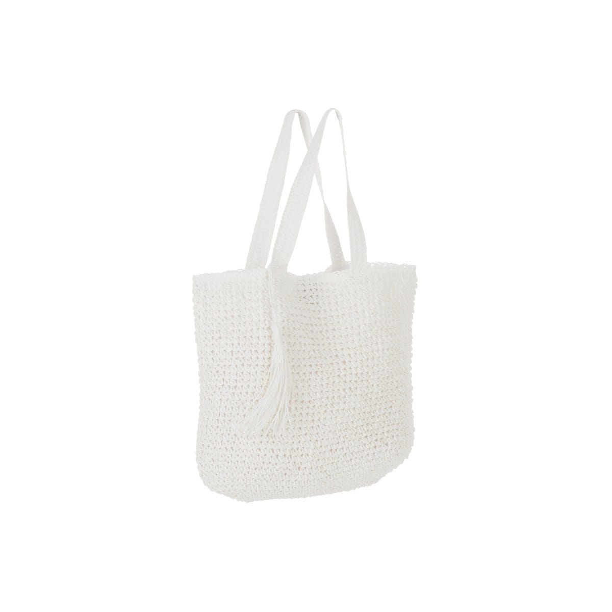 J-Line J-Line Strandtas Kwast Papier Wit