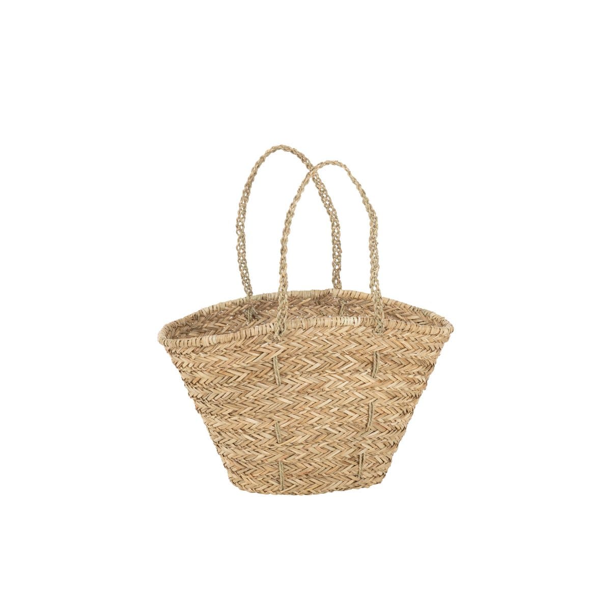 J-Line J-Line Strandtas Lange Handvatten Jute Naturel