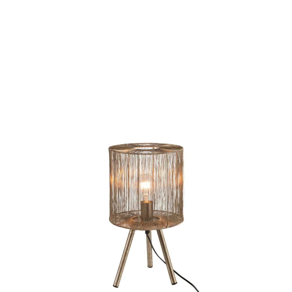 J-Line J-Line tafellamp - metaal Antiek - bruin - small