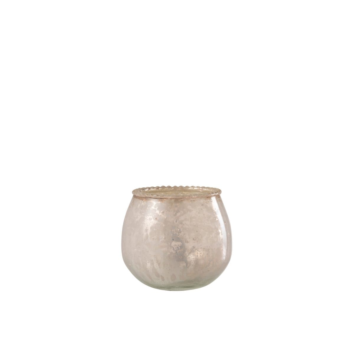 J-Line J-Line Theelicht Houder Glas Roze Small