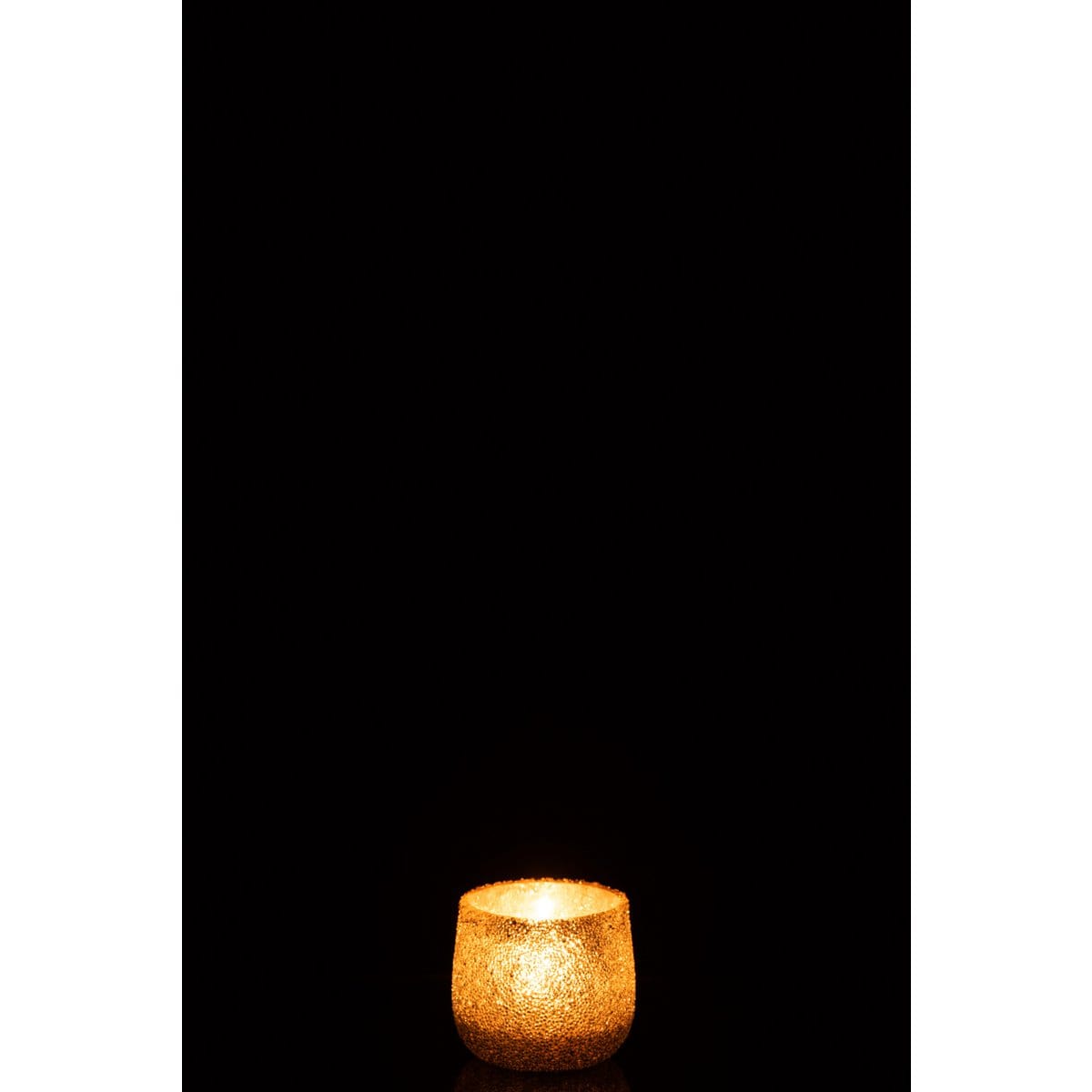 J-Line J-Line theelichthouder Parel - glas - goud - 4 stuks