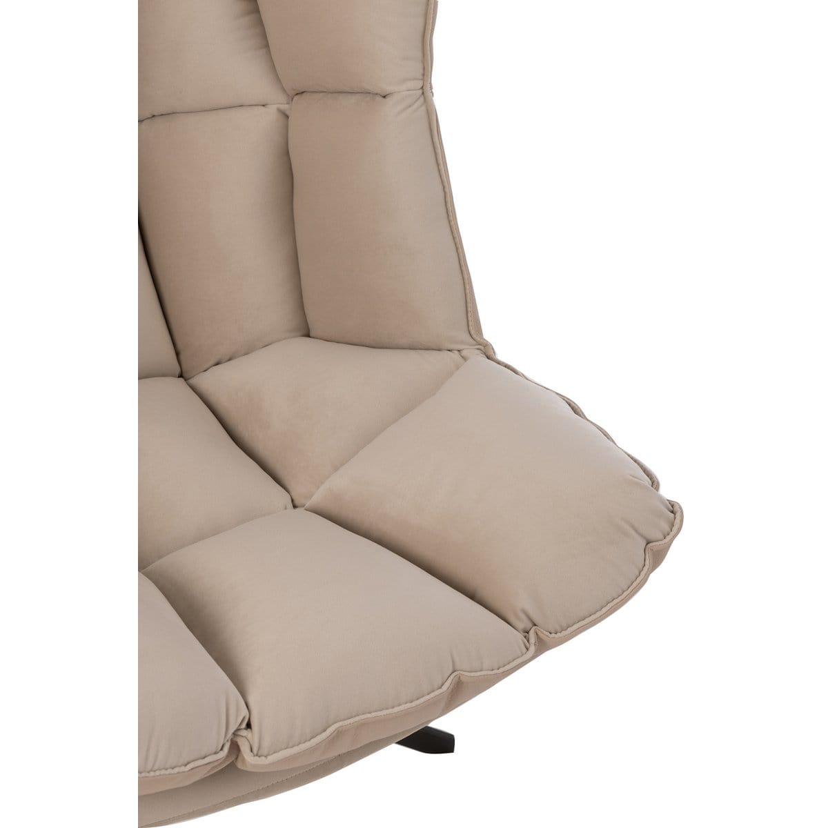 J-Line J-Line theelichthouder Vierkanten - glas - beige - small - 3 stuks