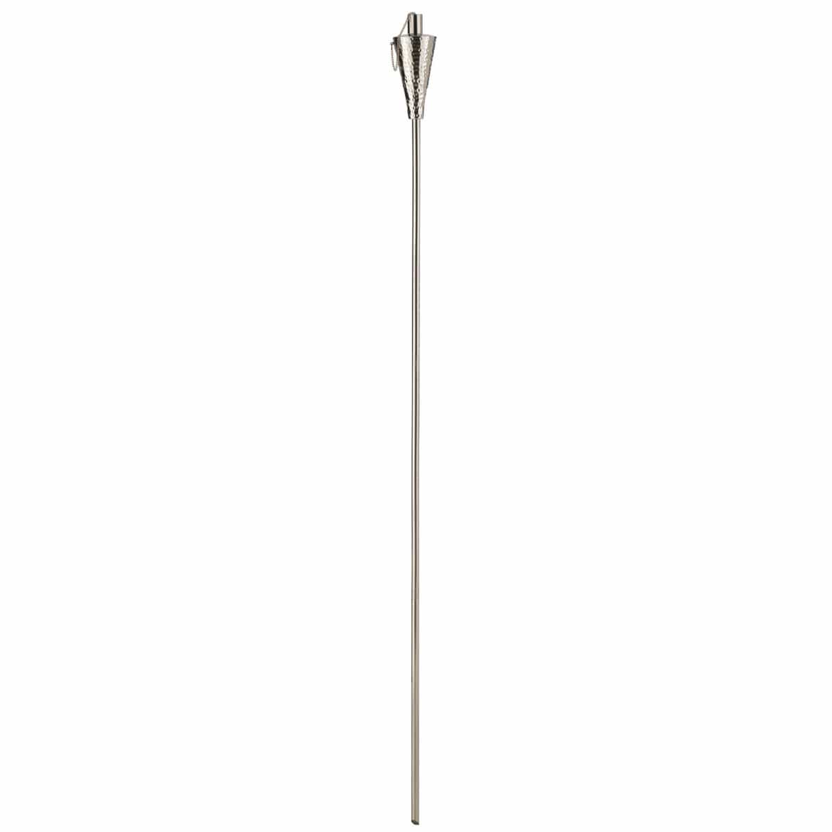 J-Line J-Line Tuinfakkel Conisch Stainless Steel Zilver