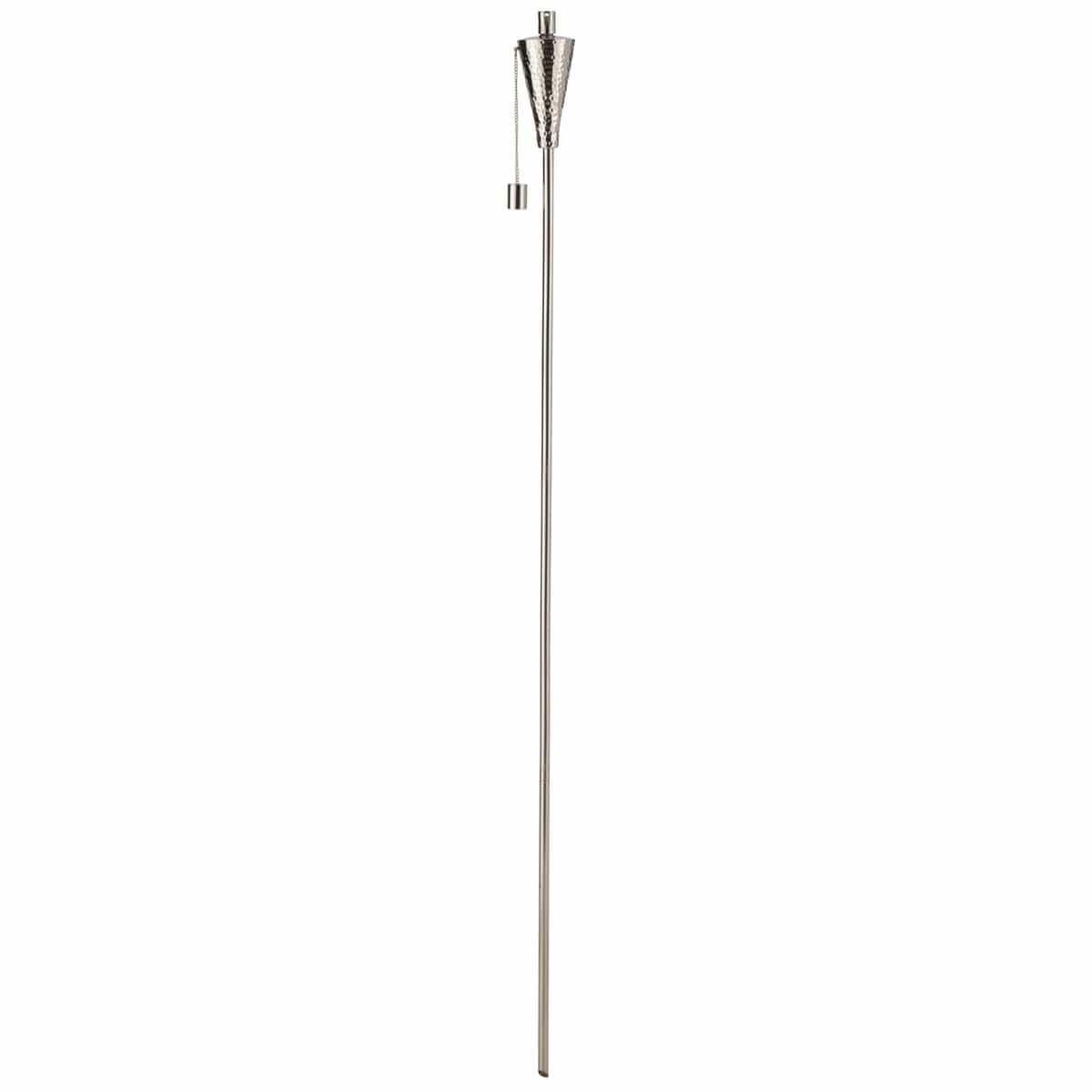 J-Line J-Line Tuinfakkel Conisch Stainless Steel Zilver