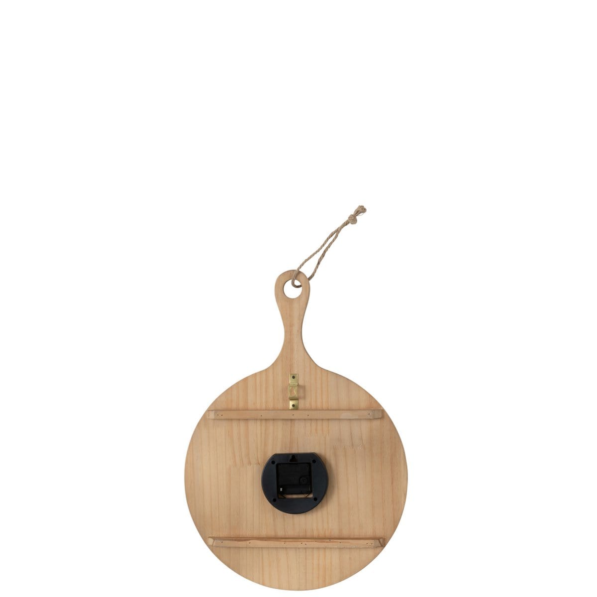 J-Line J-Line wandklok Plan Den - naturel - small - Ø 4.5 cm