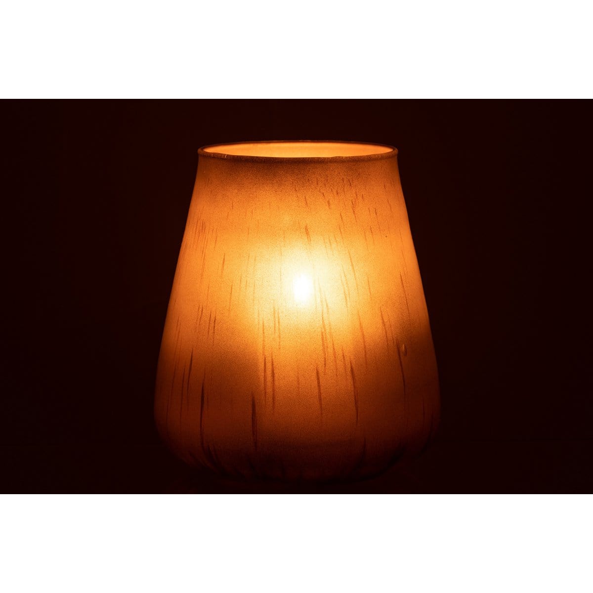 J-Line J-Line windlicht Antiek - glas - bruin - large