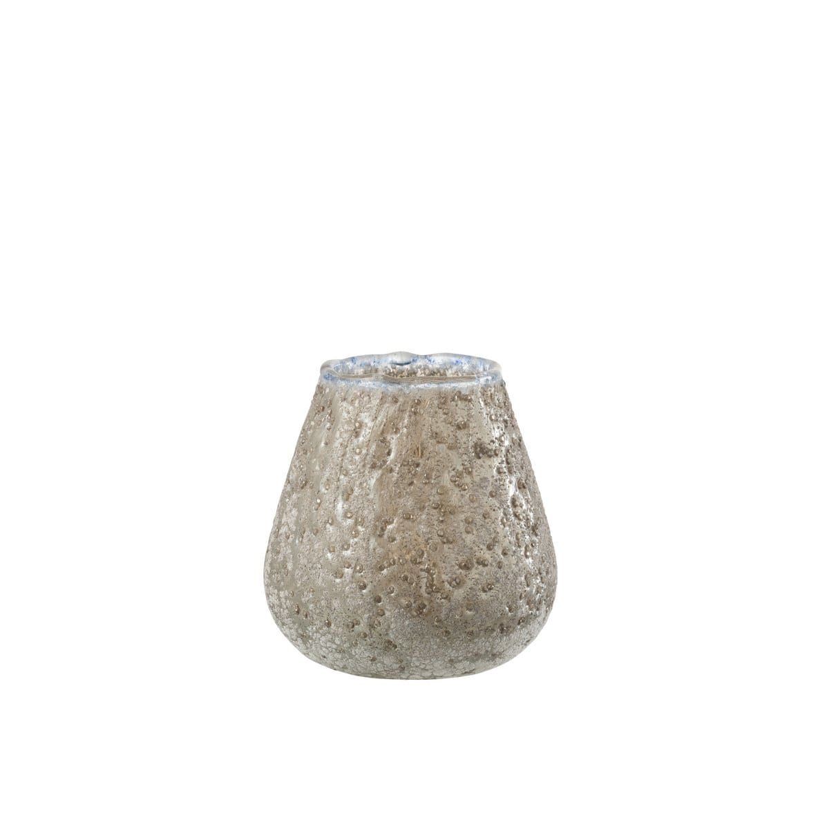 J-Line J-Line windlicht - glas - grijs - medium