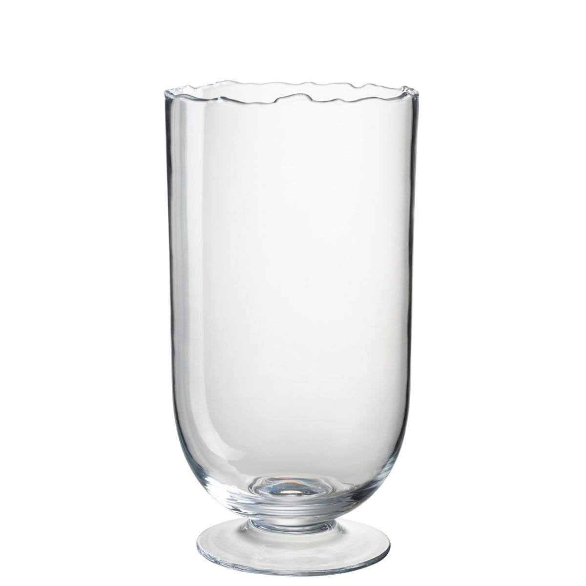 J-Line J-Line windlicht Onregelmatige Rand - glas - transparant - medium