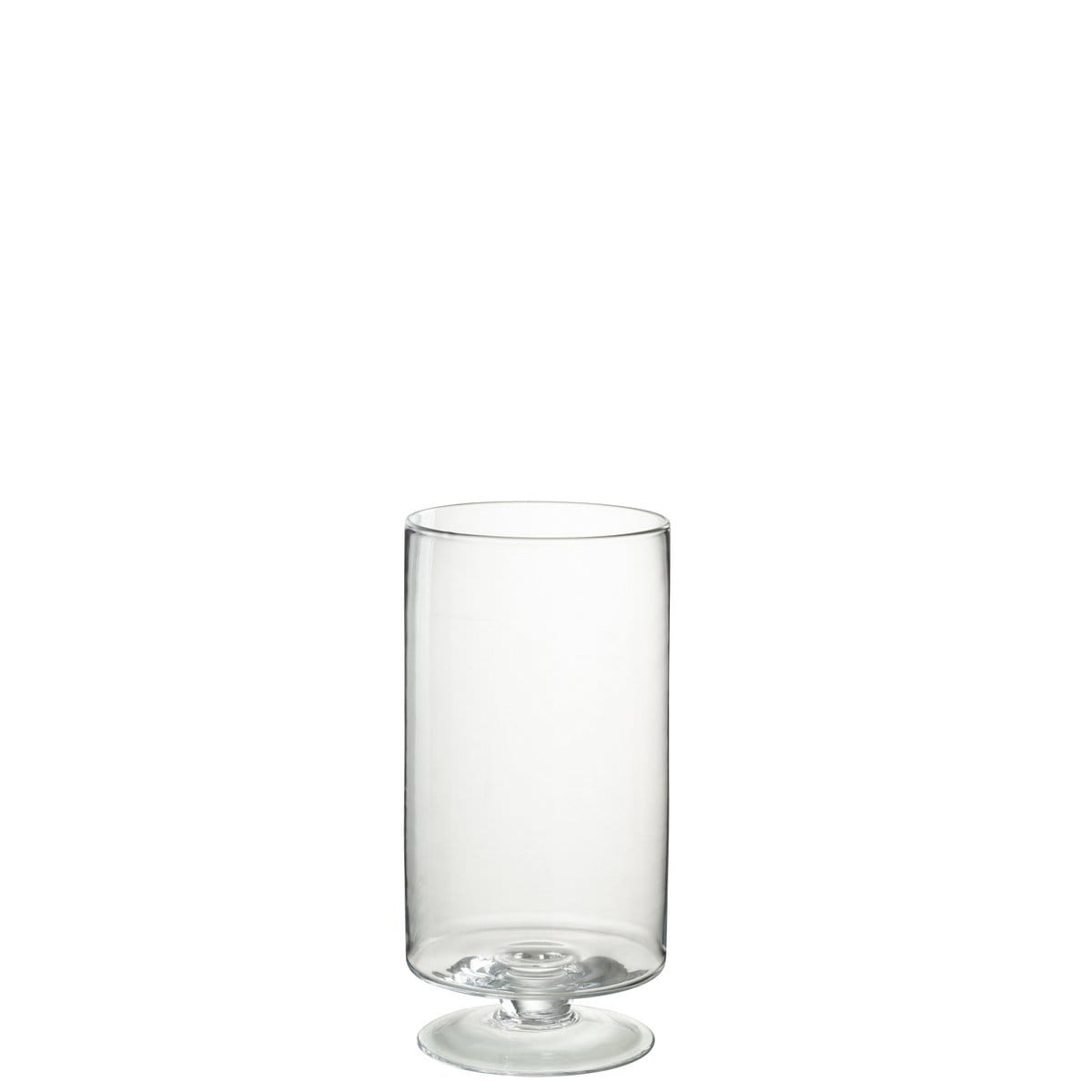 J-Line J-Line windlicht Op Voet - kaarshouder - glas - transparant - medium