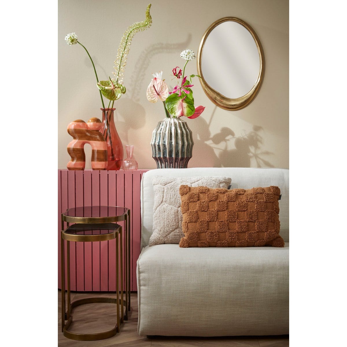 In The Mood Jaimy Sierkussen - 45 x 45 cm - Katoen - Beige