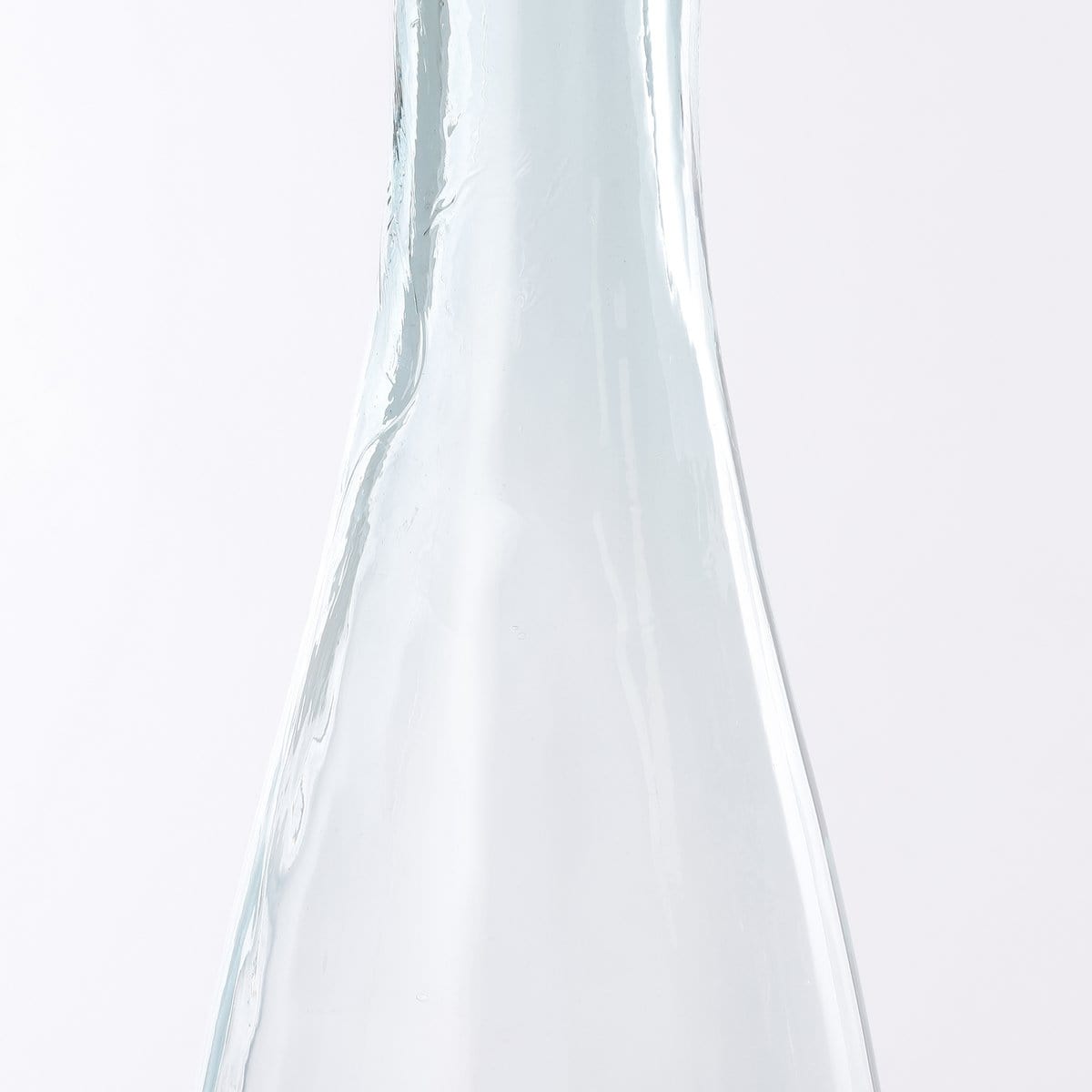 Mica Decorations Kyara Fles Vaas - H100 x Ø20 cm - Gerecycled Glas - Transparant