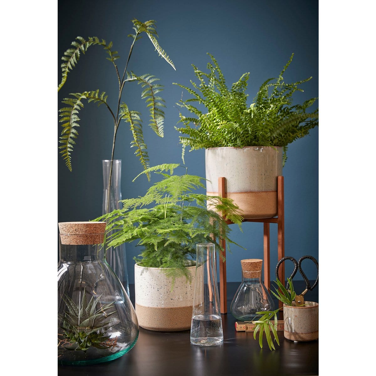Mica Decorations Lago Bloempot - H16,5 x Ø18 cm - Wit