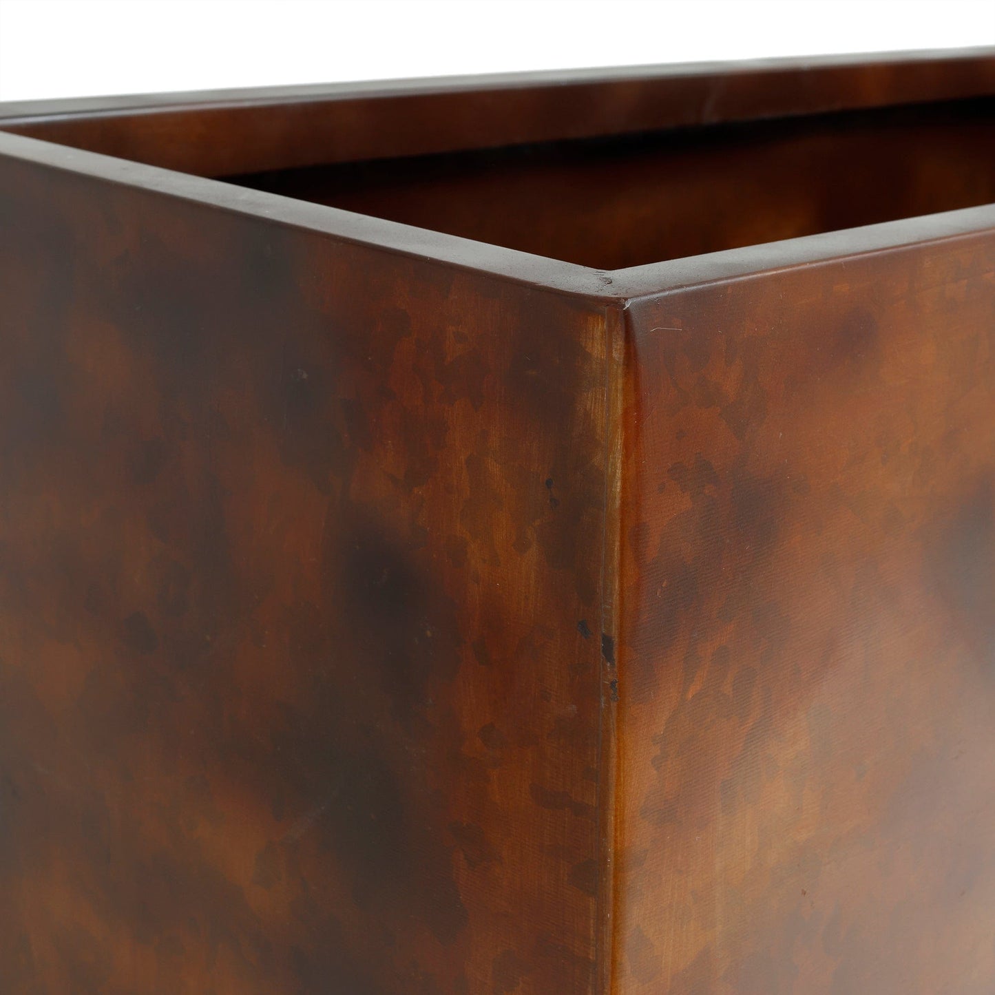 PTMD Lamellen Koperen zinken pot rechthoek dikke rand SV3