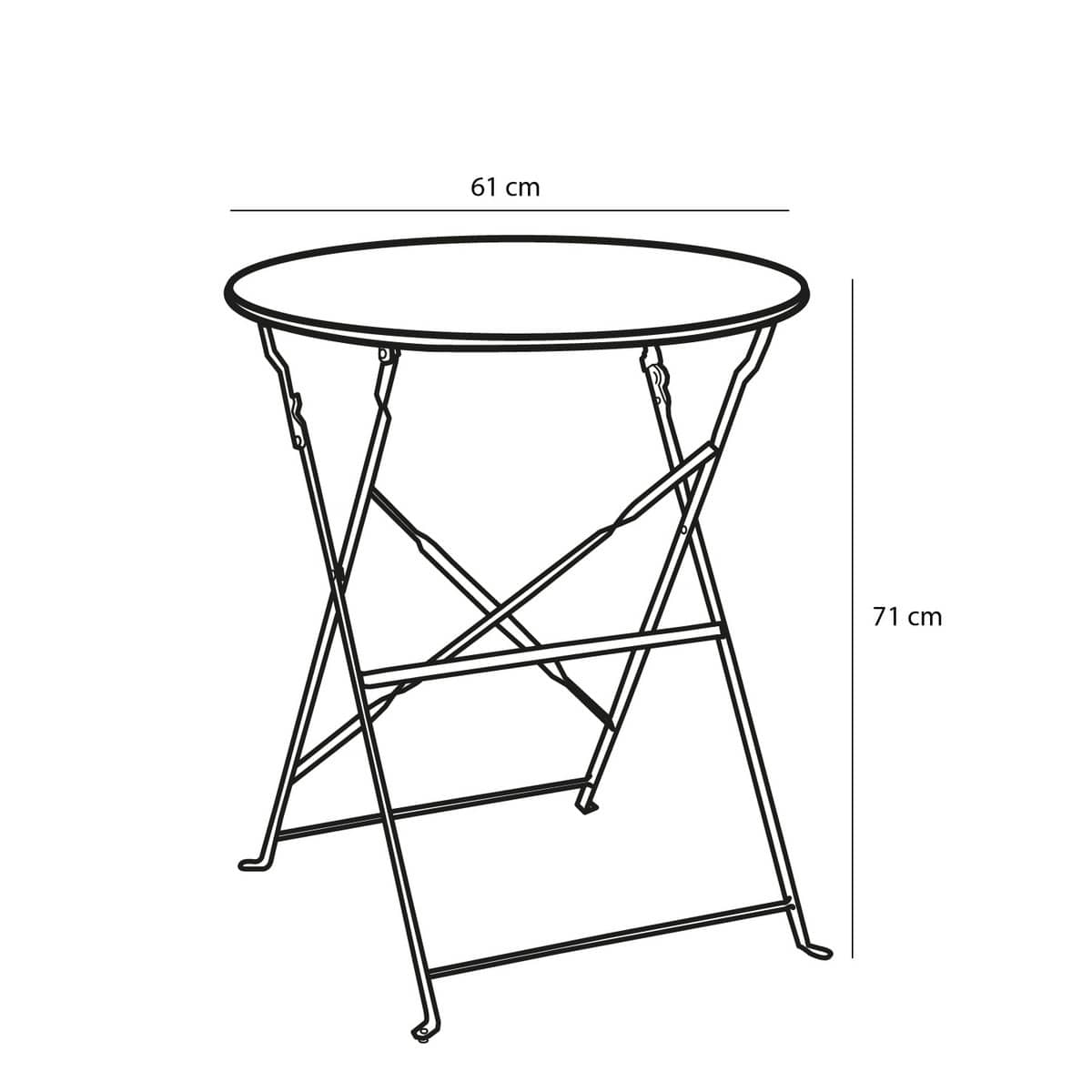 Mica Decorations Laurence Bistroset - Set van 3 - Metaal - Lichtgroen