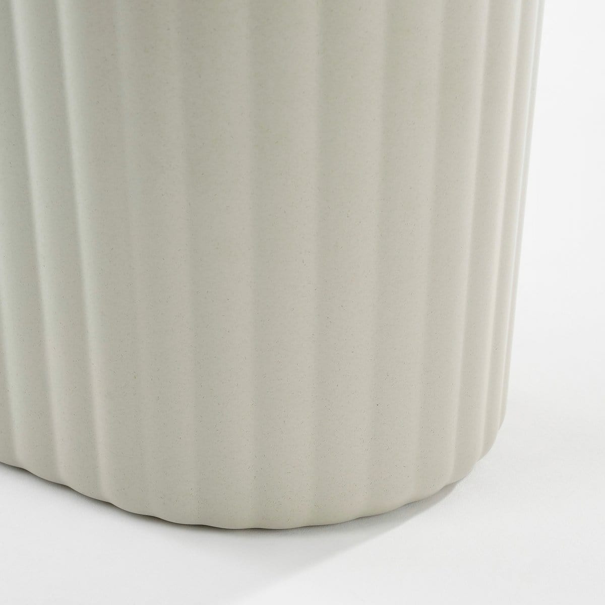 Mica Decorations Manja Afvalemmer - 4 Liter - Bamboe - Lichtgrijs