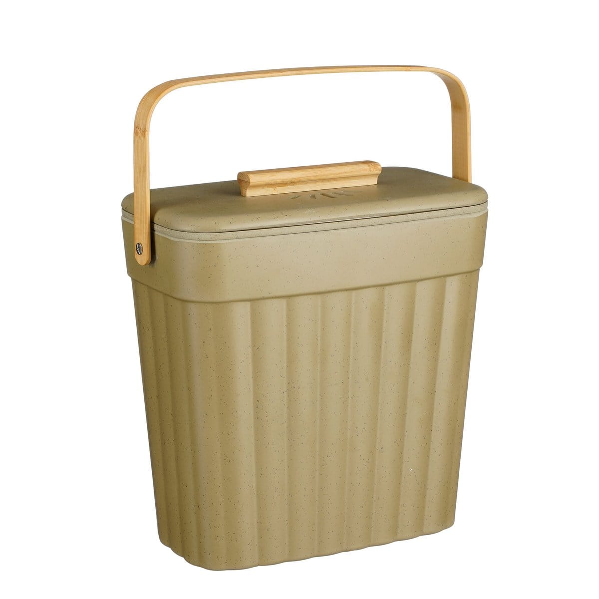 Mica Decorations Manja Afvalemmer - 7 Liter - Bamboe - Groen