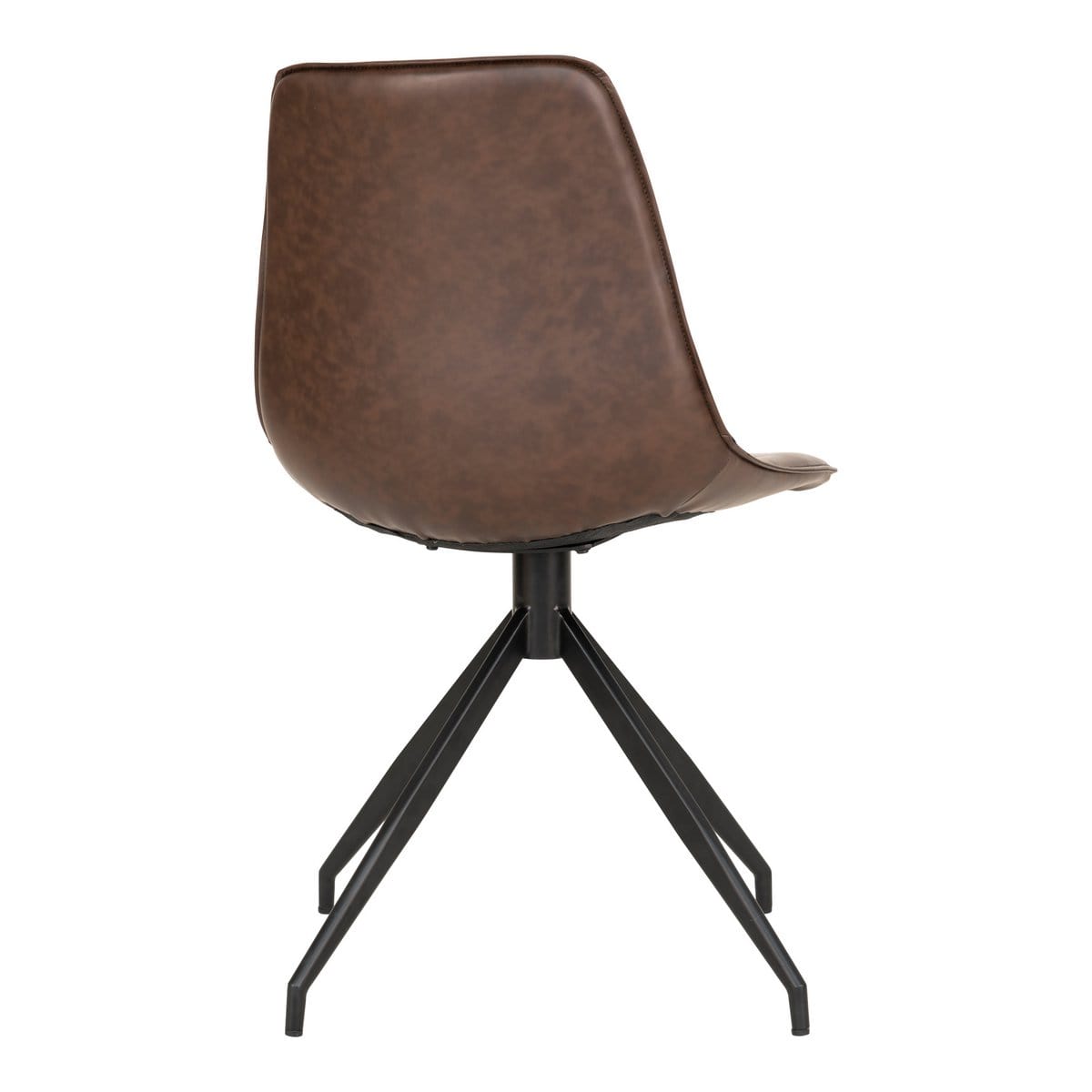 House Nordic ApS Monaco Eetkamerstoel met Draaiknop - Bruin - set van 2