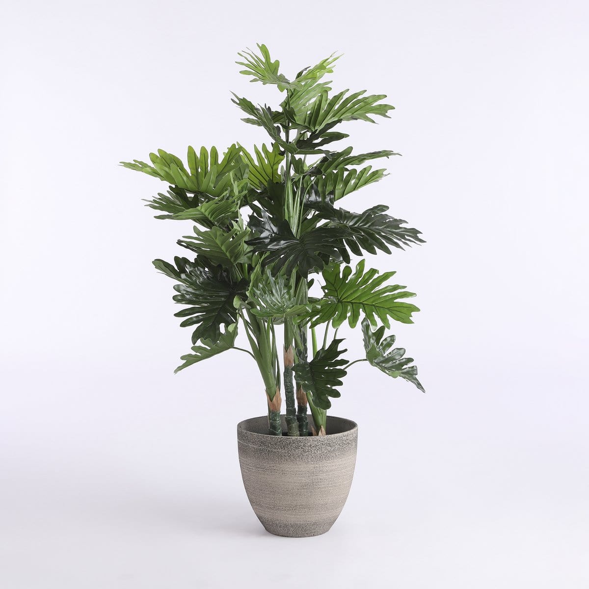 Mica Decorations Philodendron Kunstplant - H120 x Ø80 cm - Groen