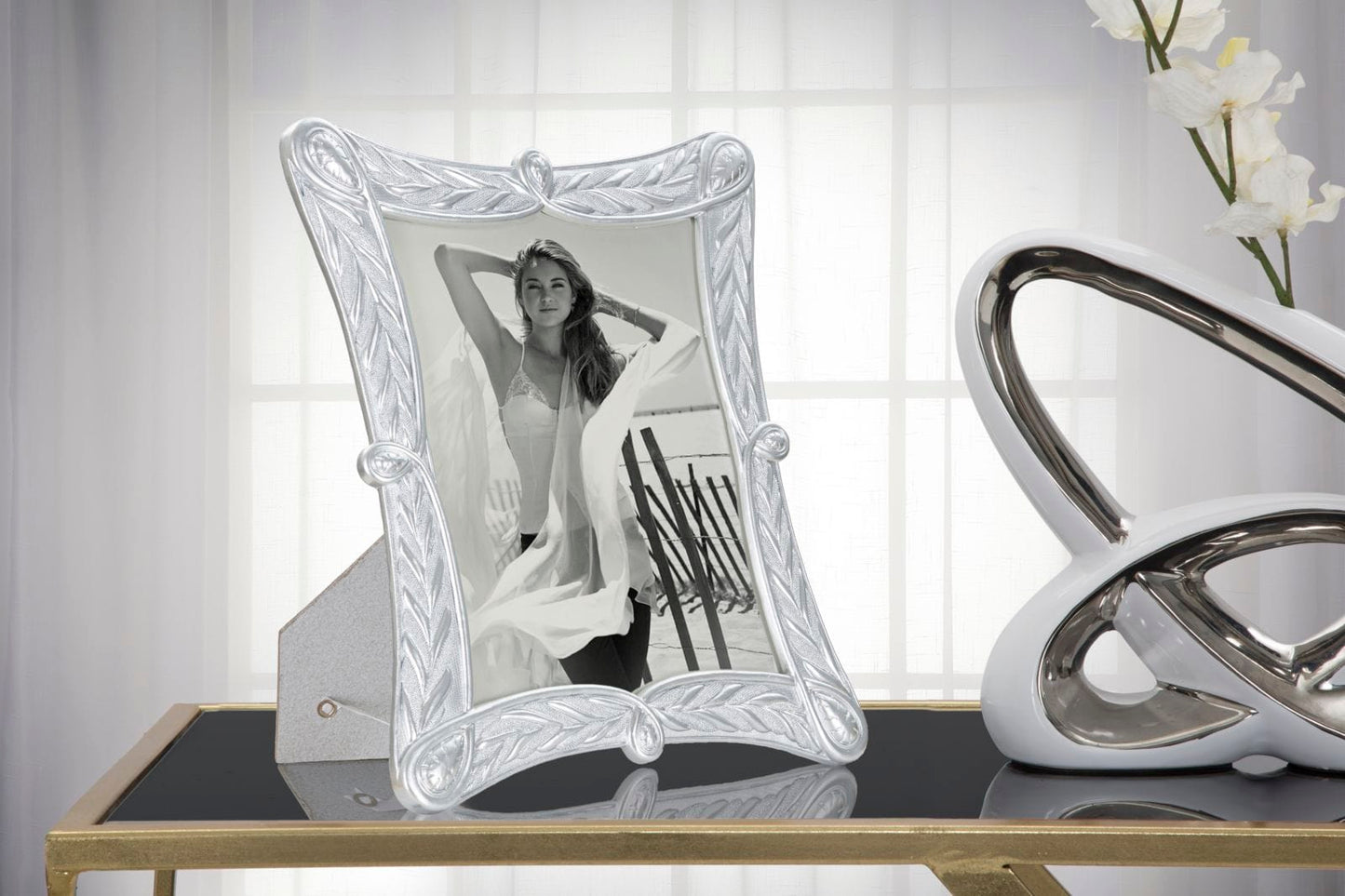 Mauro Ferretti PHOTO FRAME X SILVER CM 28,2X2X33
(MISURA INTERNA CM 20X25)