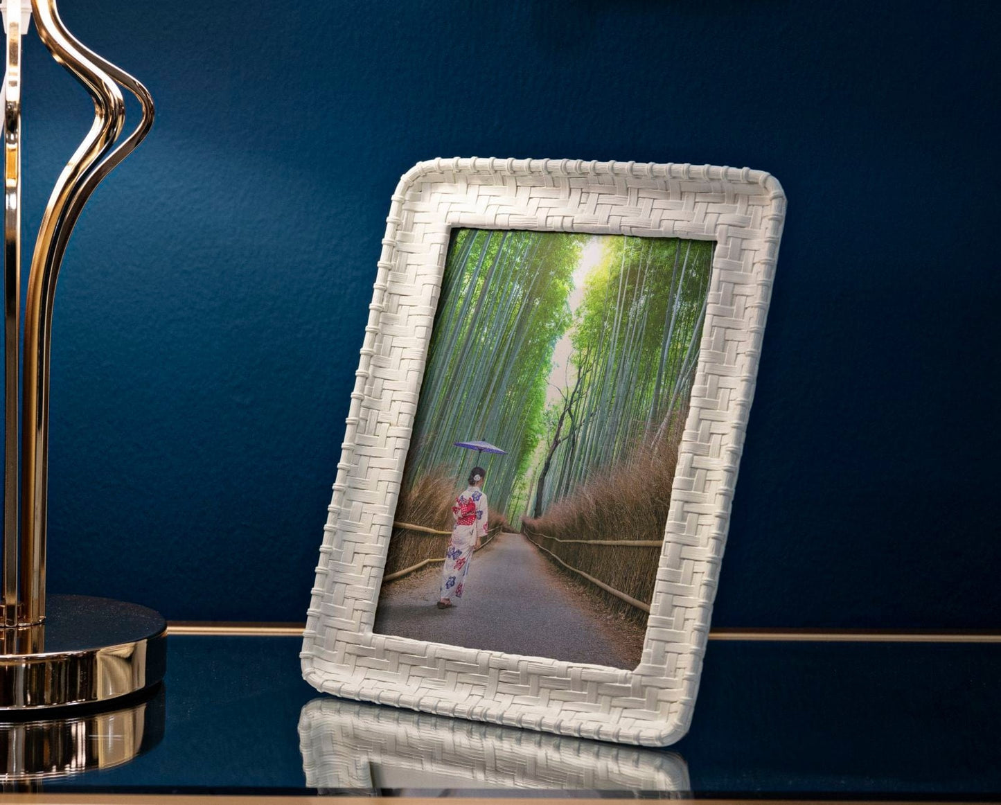 Mauro Ferretti PHOTOFRAME BAMBOO STYLE CM 20,5X2X25,5 (INSIDE PHOTO SIZE CM 15X20)