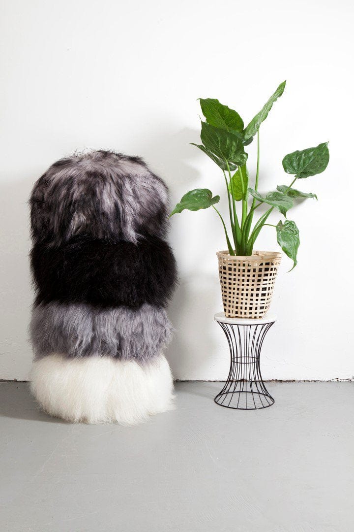 Dyreskinn® POUFFE ICELANDIC BLACK
