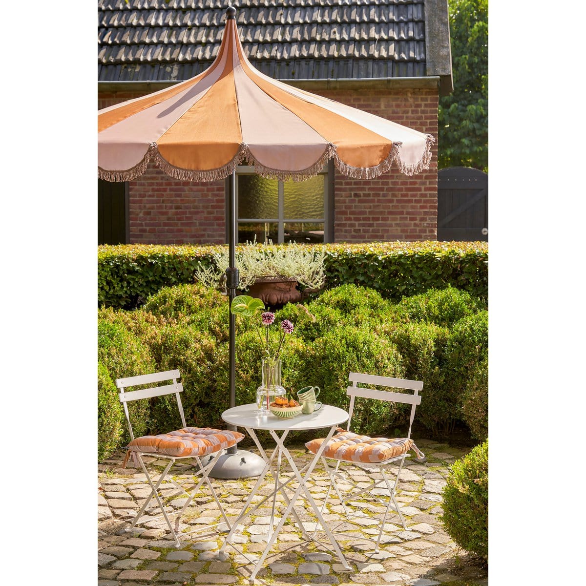 In The Mood Rissy Parasol - H238 x Ø220 cm - Bruin