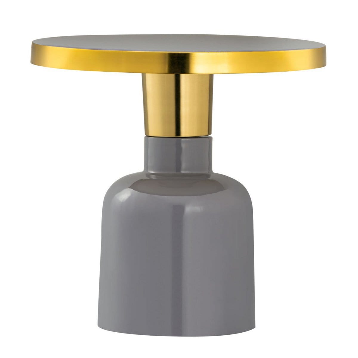 Voglrieder kreatives Wohnen Ronde bijzettafel ø 45 H 45 cm decoratieve tafellamp tafel banktafel glamtafel metaal en email