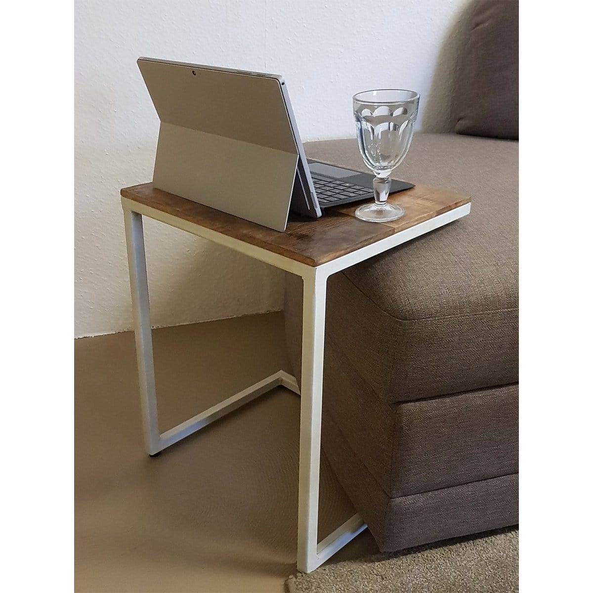 Voglrieder kreatives Wohnen Salontafelset van 2 B 40 H 51 cm woonkamertafelset bijzettafel Atlanta metalen frame