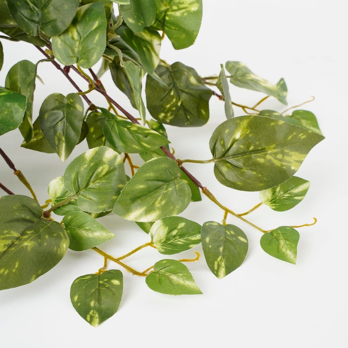 Mica Decorations Scindapsus Kunst Hangplant in Bloempot Stan - H45 x Ø25 cm - Groen