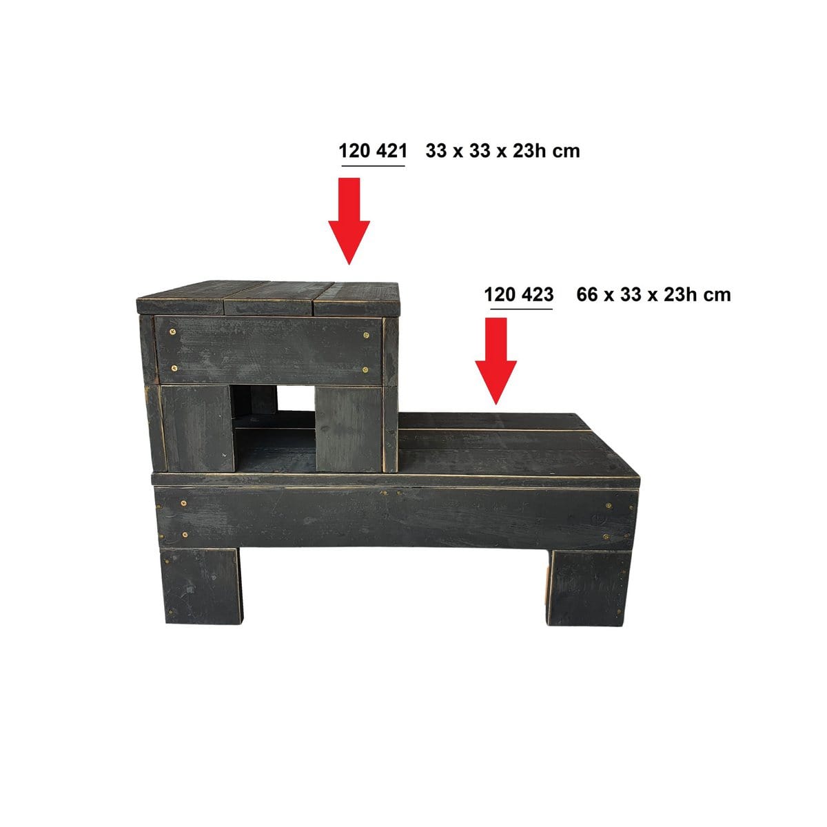 Dutch Mood shop int black berlin up table 66x33